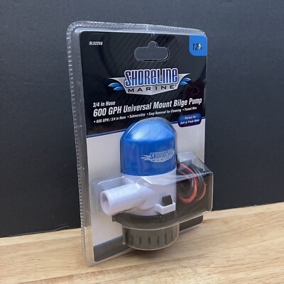 Shoreline Marine - 600 GPH Universal Mount Auto Bilge Pump - Model: SL52256