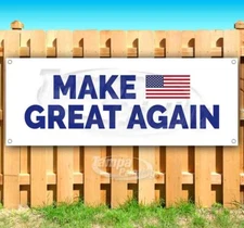 MAKE AMERICA GREAT AGAIN Advertising Vinyl Banner Flag Sign Many Sizes USA MAGA