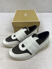 Michael Kors MK Trainer Extreme Mini MK Logo PVC Sneakers Shoes Womens 7.5M AM22