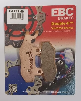 EBC Fritté Arrière Disque Frein Plaquettes (1 Set) Pour Kawasaki Ninja 250 (2008 - Photo 1/4
