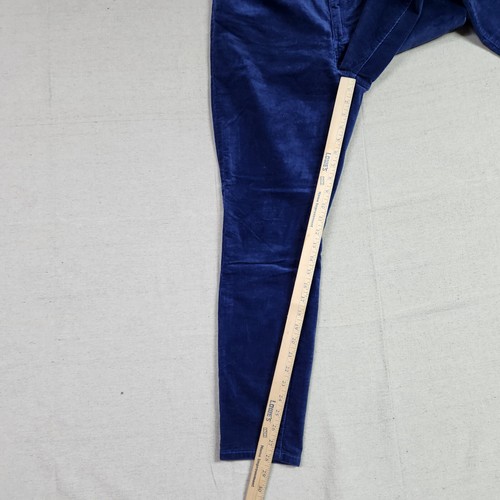 Banana Republic Pants Womens 31/12 Blue Corduroy Skinny Leg Flat Front 34x28 - Picture 5 of 14