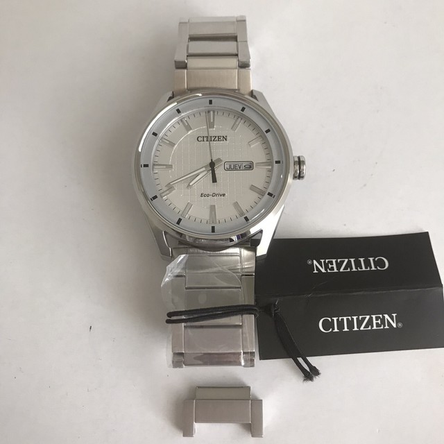 Citizen Orologio Analogico Uomo con Cinturino in Acciaio Inossidabile AW1710-80E
