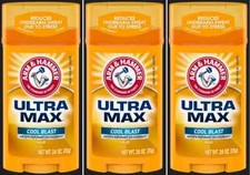 Arm  Hammer Ultra MAX Deodorant- Cool Blast- Solid - 2.6oz- Made with Natural