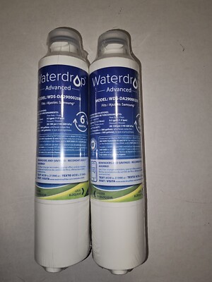 Waterdrop Advanced Refrigerator Water Filter 2 Pk : Samsung Model WDS-DA2900020B