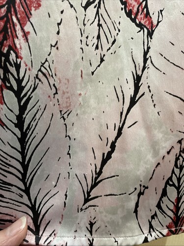 Chico's weiß mit mehrfarbigem gemischtem Blatt-Design 3/4 Ärmel Pullover Oberteil Gr. 3 - Bild 10 von 10