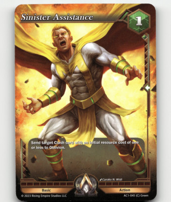 Alpha Clash Sinister Assistance - The Awakening