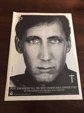 1982 VINTAGE 8X11 PROMO Ad Pete Townshend All The Best Cowboys Have Chinese Eyes