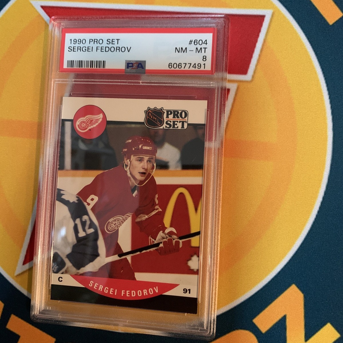 1990-91 Pro Set Sergei Fedorov Rookie Card RC PSA 8 | eBay