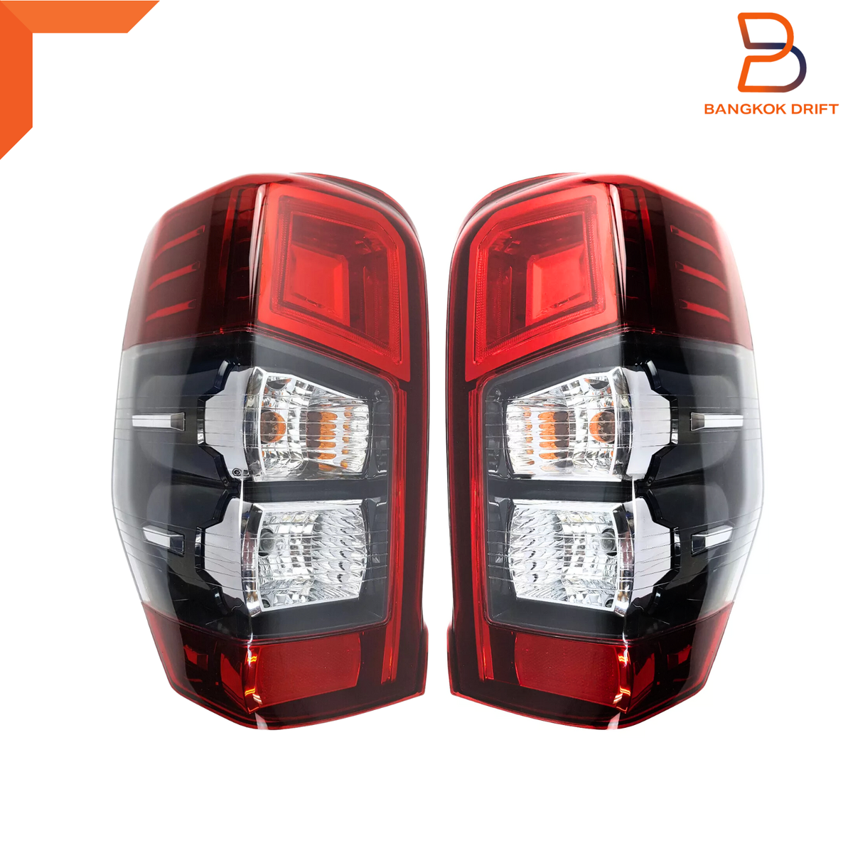 PAIR LH RH TAIL LAMP REAR LIGHT FOR MITSUBISHI TRITON L200 MR 19