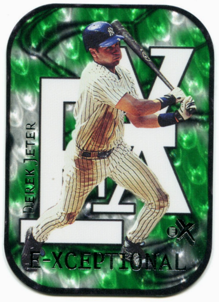 2000 Skybox E-X-E-Xceptional Derek Jeter Green SP /999 NM Clean