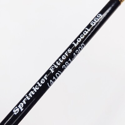 c1980s Sprinkler Fitters Local 669 Fire Protection Trade Labor Union Pencil G1