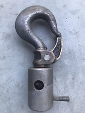 VINTAGE BULLARD SF ROLLOX #5 VULCAN HH-5 DROPPED FORGED HOOK US PAT 3121275