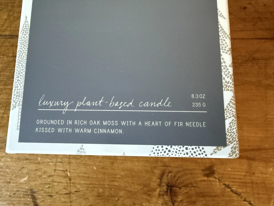 Illume - Balsam & Cedar Boxed Crackle Glass Candle, 8.3 oz, NIB - Image 4 of 4