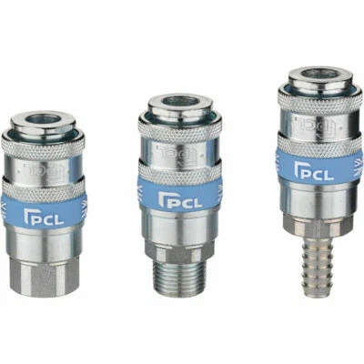 Genuine PCL AirFlow Air Line Couplings Quick-Release Coupler M x F Adaptors