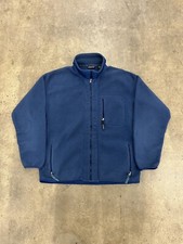 Vintage 90s Patagonia Sychilla Blue Full Zip Fleece Made In USA Jacket Mens XL