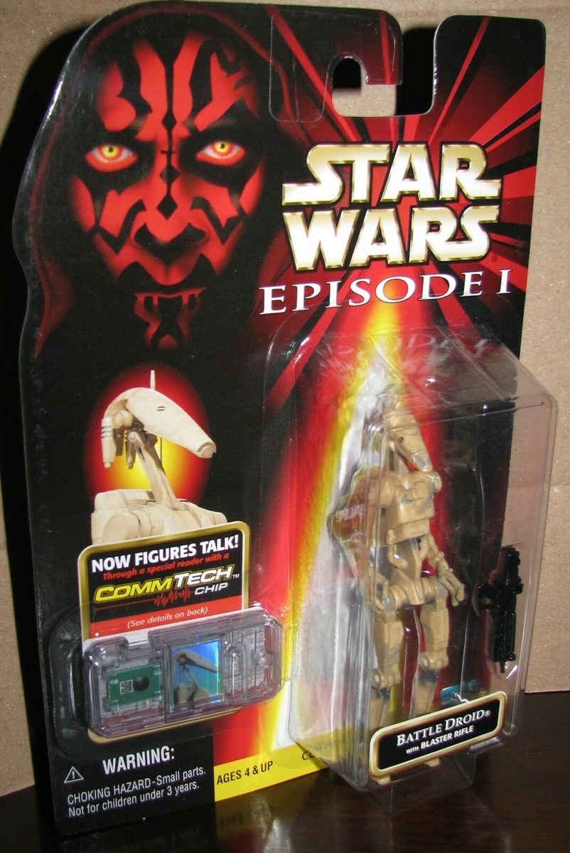Star Wars Episode 1 Battle Droid with Blaster Rifle Collection 1 w