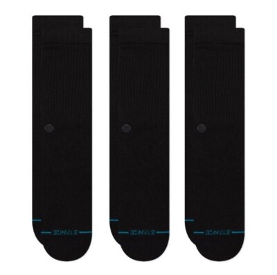 Calzini Stance Shelter Crew - Neri - Ammortizzazione Anatomica E Supporto Arco - 2