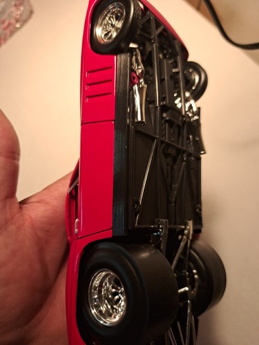 Hot Wheels 1966 Chevy Corvette Pro Street Dragster 1:18 Scale Diecast Model Car - Picture 13 of 17