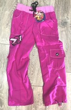 Girls  trousers pink cargo Age 4 5  14 15 16 pants Zumba Dance workout