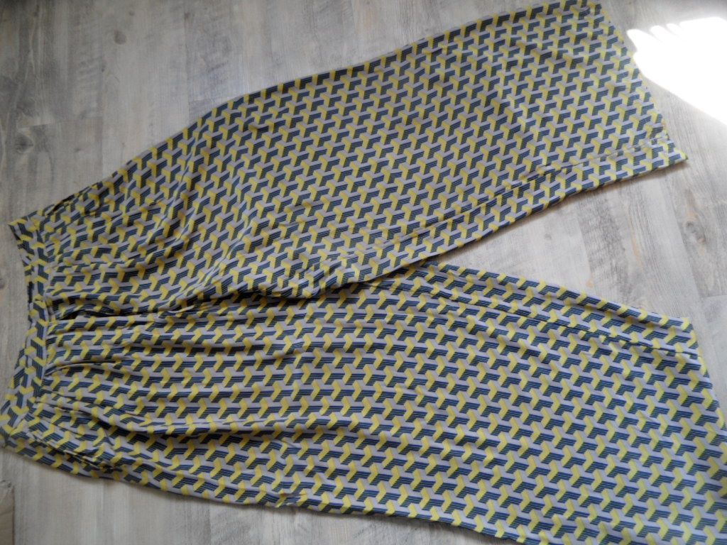 Pantalon Chic RAG&BONE En Soie à Motifs - Taille 8 - Style Marlene - Occasion Très Bon état