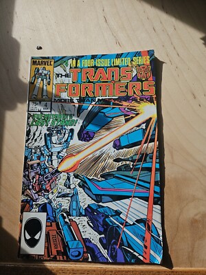 Transformers #4 (1985) KEY! 1st Appearance Of Shockwave & 1st Cameo Of Dinobots!