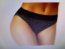 Warner's No Pinching, No Problems  Lace Microfiber Hi-Cut Brief - Large