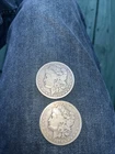 Lot of 2 - Morgan Silver $1 Dollar 1879 P and 1879-o