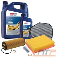 INSPEKTIONSPAKET FILTERSATZ SET A+6L EUROLUB 10W-40 FÜR MERCEDES SLK R170 96-04