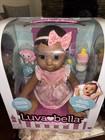 LUVABELLA Interactive Baby Doll Brunette Brown Skin - SpinMaster New in Box READ