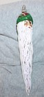 Patricia Breen Ornament SANTA ICICLE  Red Green Theme NORDSTROM Christmas Plaid — photo 2
