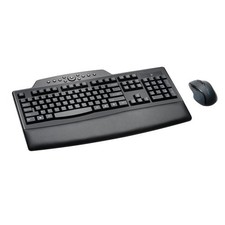 Kensington Pro Fit 72403 Keyboard  Mouse - USB Wireless RF Keyboard - Black -