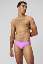 New Speedo Men's Solar Race Swim Violet Brief 32" 8730016515