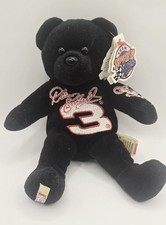 Team Speed Bears NASCAR Dale Earnhardt Plush Teddy Bear Beanbag Collectible 3
