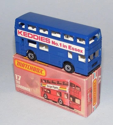 MATCHBOX SUPERFAST 17c LEYLAND TITAN BUS "KEDDIES No.1 IN ESSEX" PROMOTIONAL - Image 1 of 4