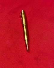Hand Crafted 308/7.62 brass twist bullet pen MADE IN THE USA