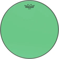 Remo Emperor Colortone Green Drum Head 15 in.