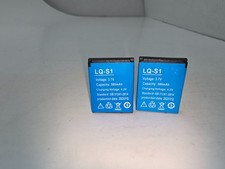 TWO NEW 2025 RYX-NX9 380mAh Smart Watch Replacement LQ-S1 Li-Polymer Battery