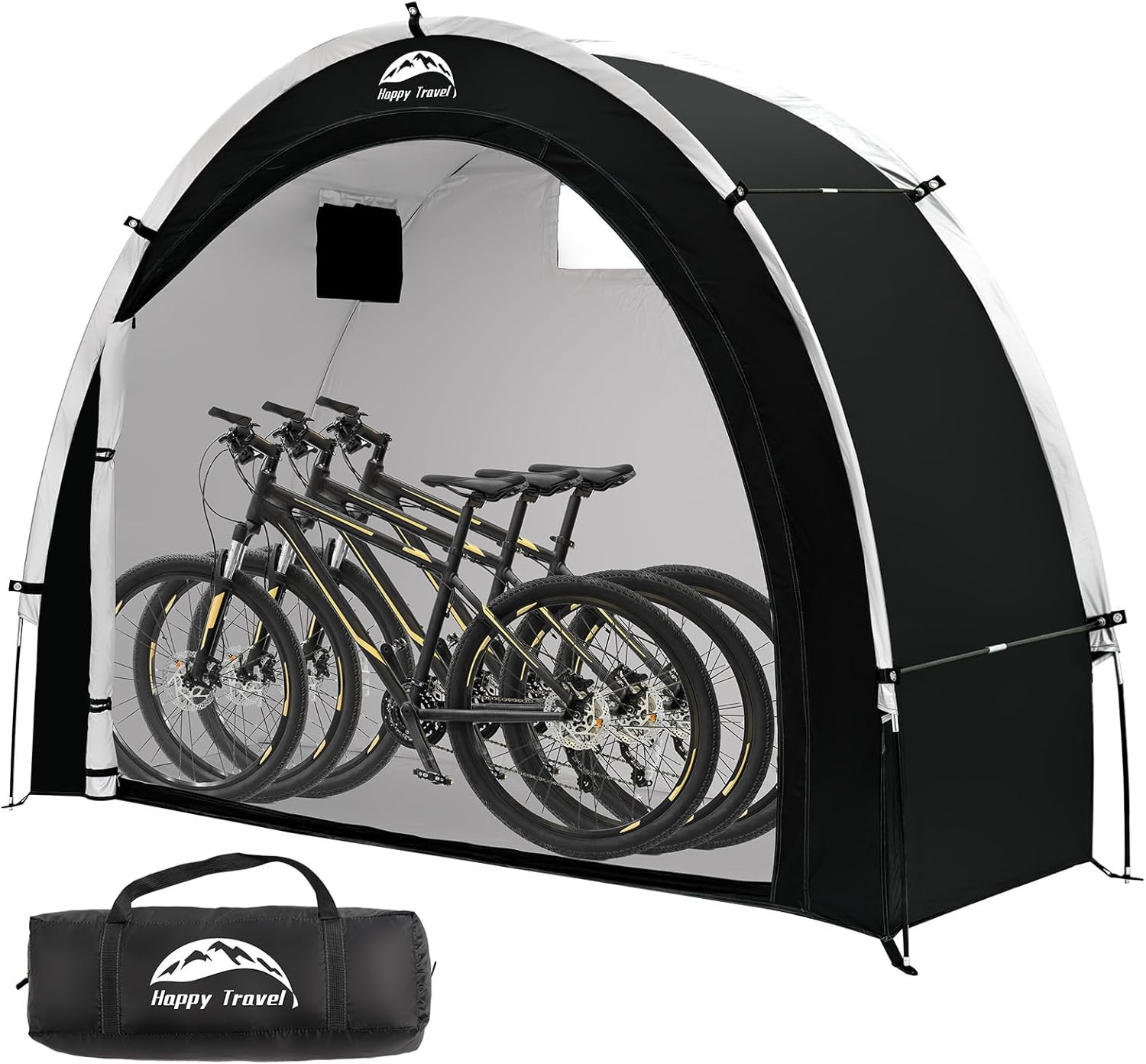 (New) Bike Storage Shed Tent,Outdoor Portable Bicycle Storage Sheds with 210D Oxford F (77.99 USD)