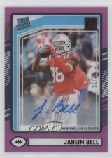 2024 Panini Clearly Donruss Rated Rookie Purple 62/75 Jaheim Bell #91 Auto 1p9o