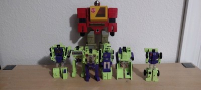 Lot Of 6 Vintage G1 Constructicons No Combiner Parts, And Vintage G1 Blaster