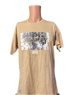 NWT James Brown Mighty Healthy SUPER DYNAMITE SOUL Shirt Size Medium Men s