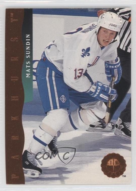1993-94 Parkhurst First Overall Mats Sundin #F5 HOF 0a1
