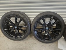 22 Oem Factory Bmw X7 M50i Style 755m G07 Wheels Rims Tires Gloss Black 22 Oem Factory Bmw X7 M50i Style 755m G07 Wheels Rims Tires Gloss Black
