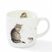 Wrendale Designs Porzellan-Becher Katz Und Maus | Ca. 310Ml