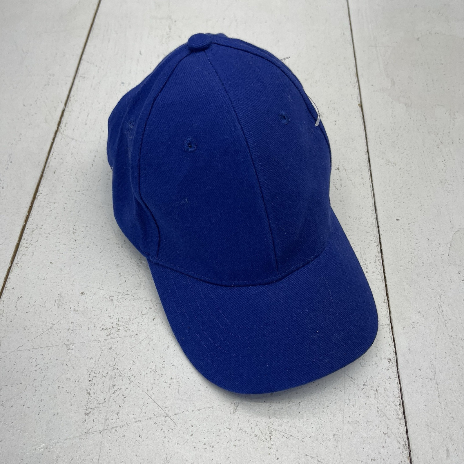 Blue Basic Cotton Adjustable Baseball Cal Hat Uni… - image 1