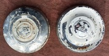 2 General Motors HOLDEN Vintage Hub Caps, Man Shed Car Restore FX, FJ, FC, FE ?