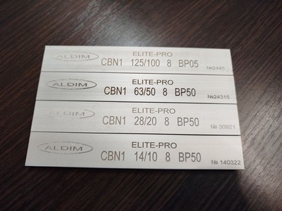 The Set /ALDIM 4/CBN MFF ELITE-PRO sharpening stones, 150-25-7-3 200%