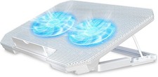 Laptop Cooling Pad with Fans White
