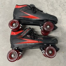 Roller Derby RD Quad Roller Skates Black/Red Size 12 MPN 2534213