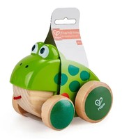 Hape Nachziehfrosch Fridolin | In Kartonage Mit Plastiksichtfenster | E0361
